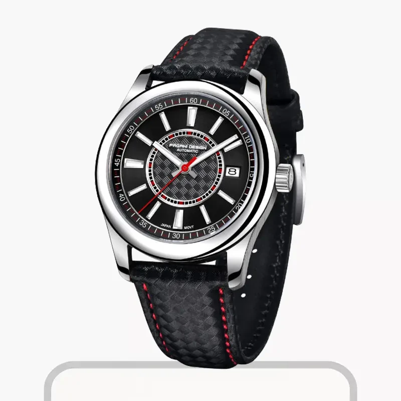 Pagani Design Automatic Black Dial Quartz Men's Watch-  PD-1778